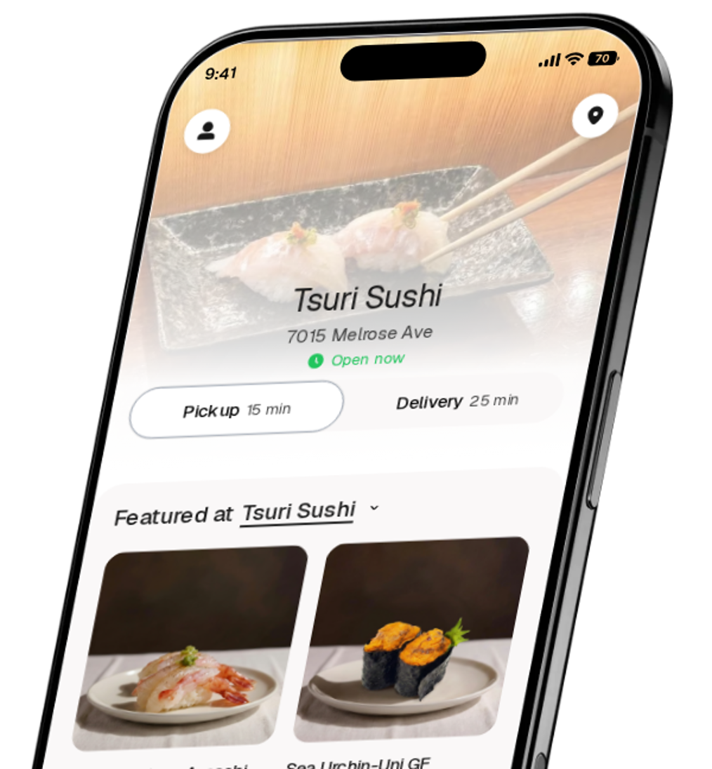 Tsuri Sushi app preview